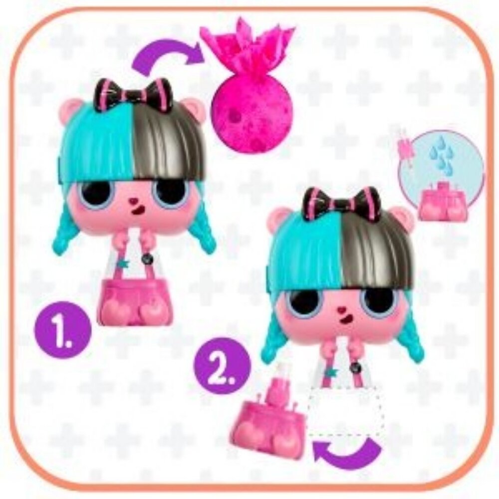 Pop Pop Hair Surprise Collectible Doll With Detachable Accessories & Colorful Ha - Picture 5 of 13
